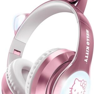 Unk Pink Hello Kitty Headset